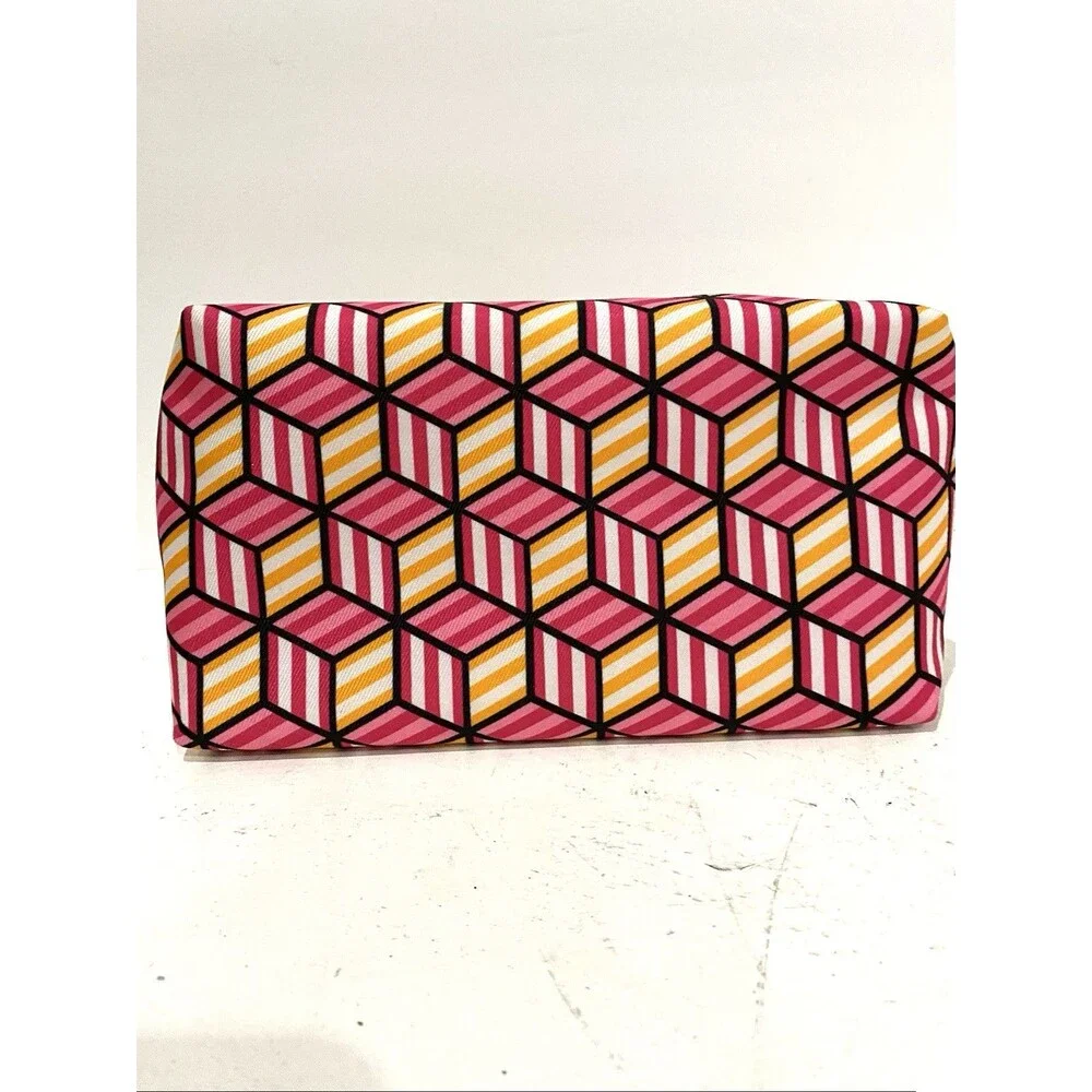 Clinique Pink Makeup Bag Cosmetic Pouch Travel Organizer Beauty Items Case